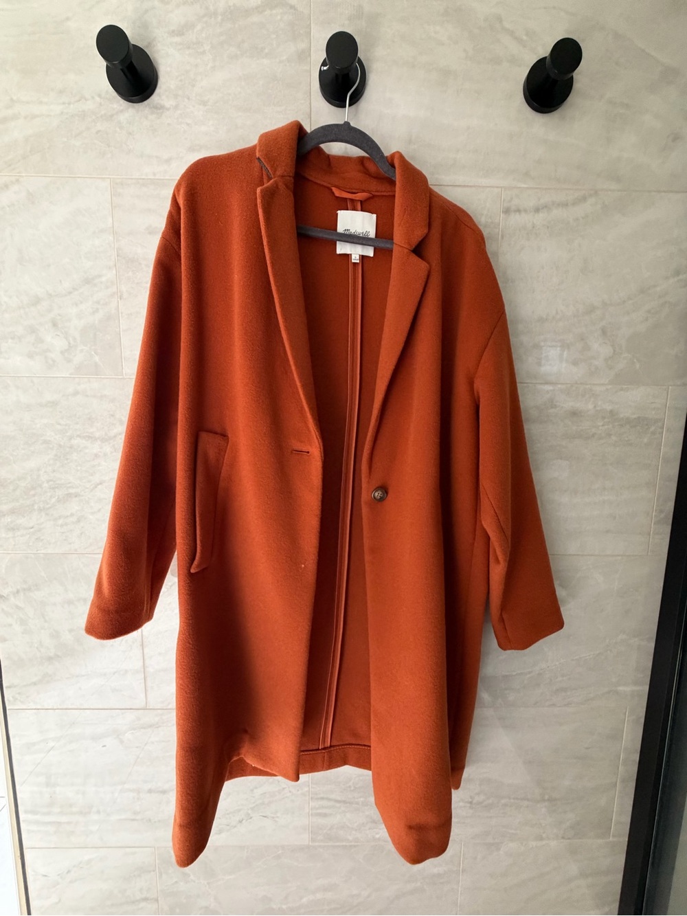 Madewell Monsieur Coat Spided Cider (L)